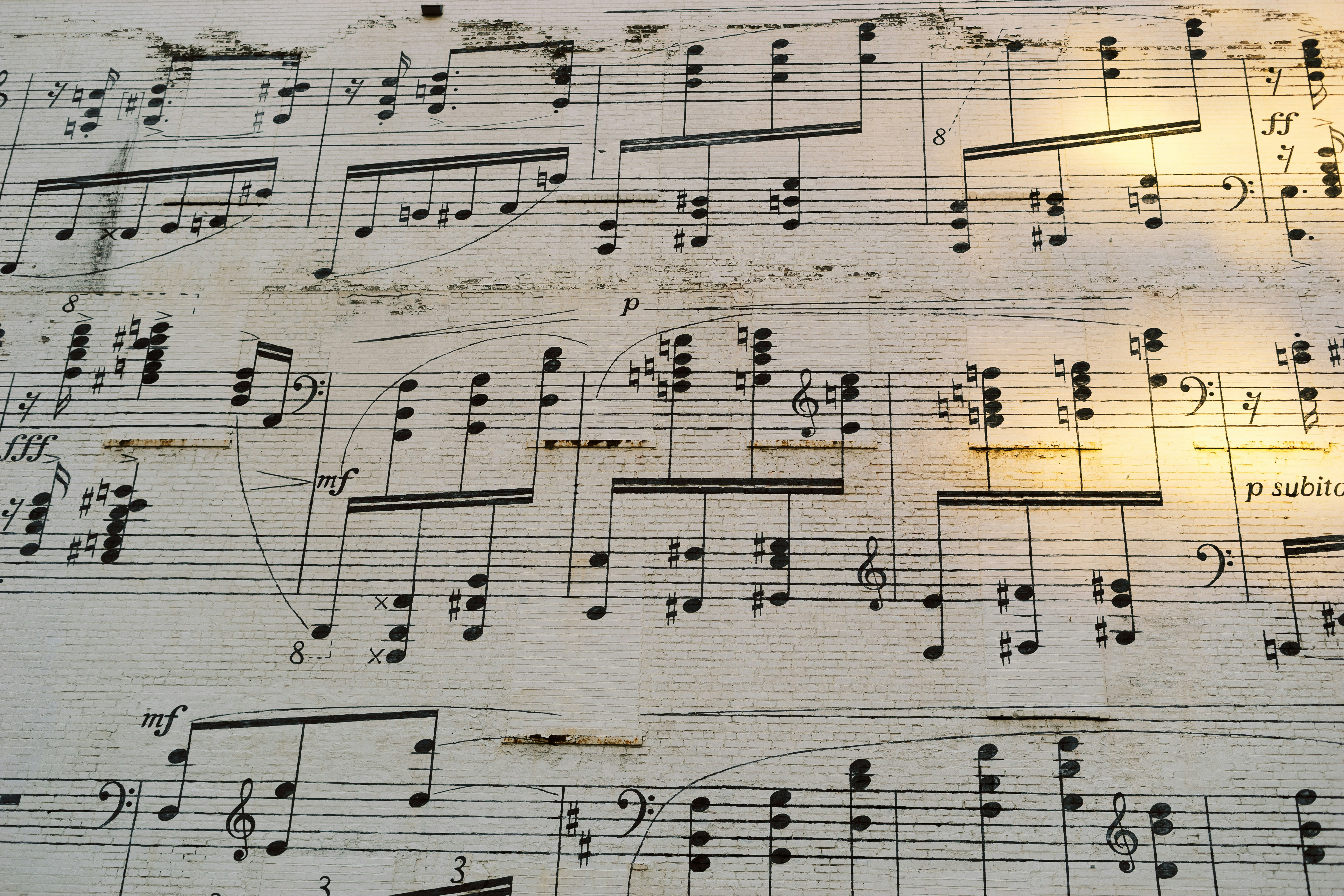 sheet music background
